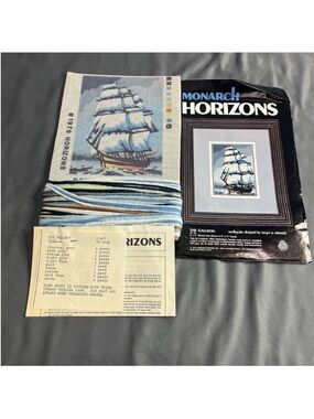 MONARCH HORIZONS Longstitch Needlepoint Kit Counted Cross Stitch Complete PT47